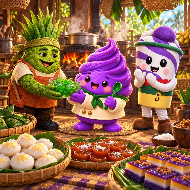 Picture 3: Pandan in the kakanin kitchen