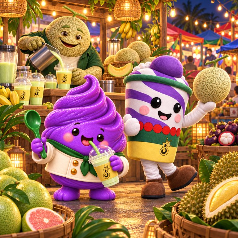Picture 4: Melon shake night market